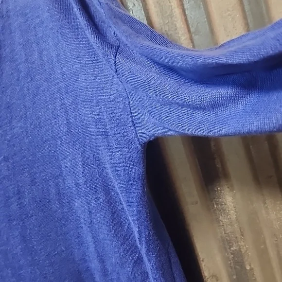 Women's Blue Long Sleeve Top - Picture 5 of 7